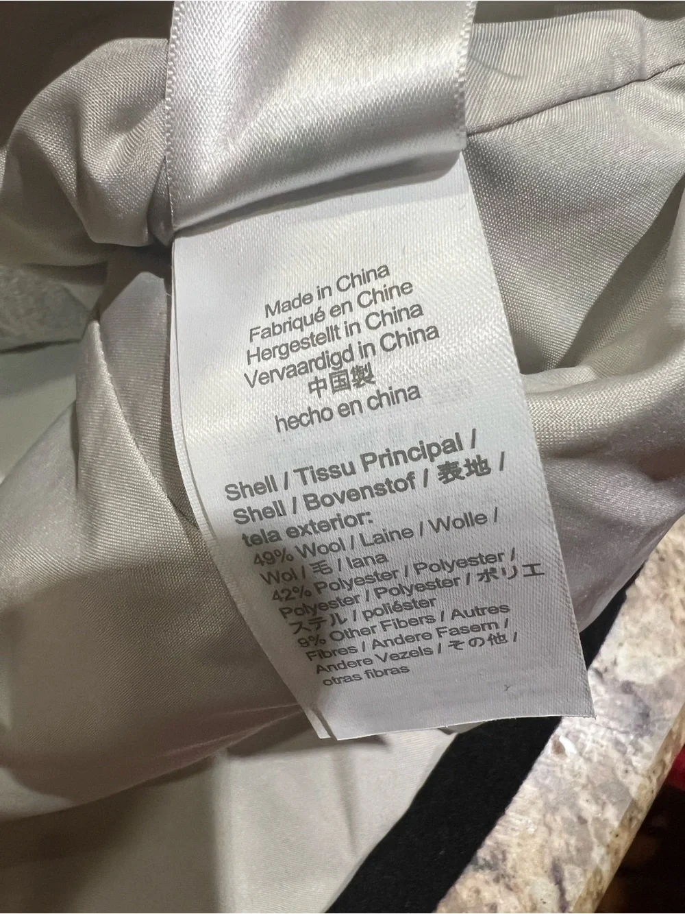 J. Crew Tan and Cream Colorblock Wool City Coat 0